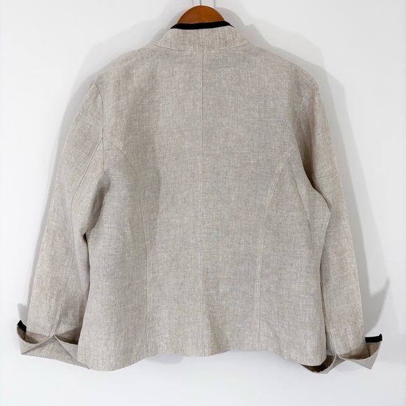 Joanne Scott linen jacket and tank set - Picture 2 of 3